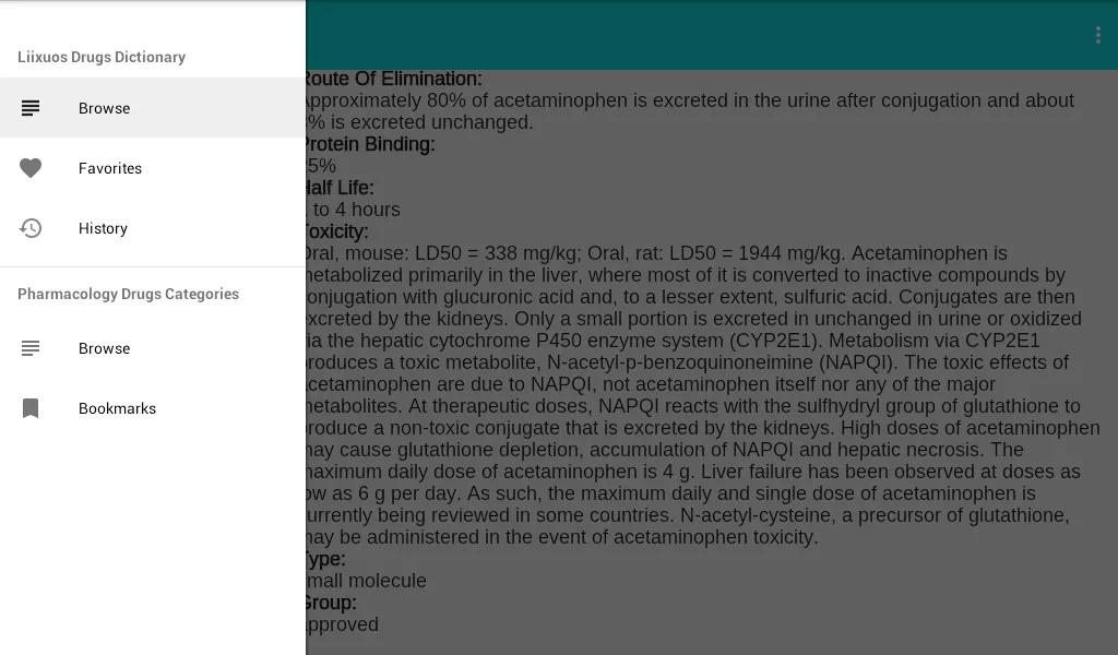 Liixuos Drugs Dictionary | Indus Appstore | Screenshot