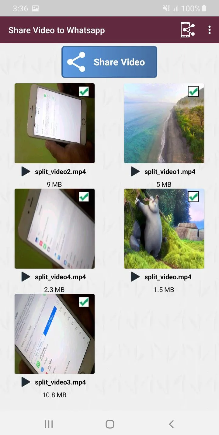 Split Video for Status & Story | Indus Appstore | Screenshot