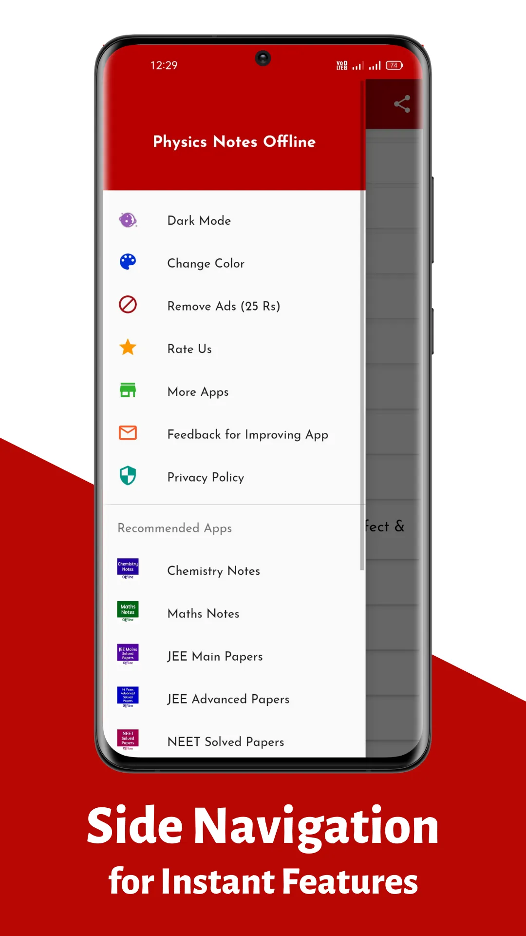 Physics Notes for JEE and NEET | Indus Appstore | Screenshot