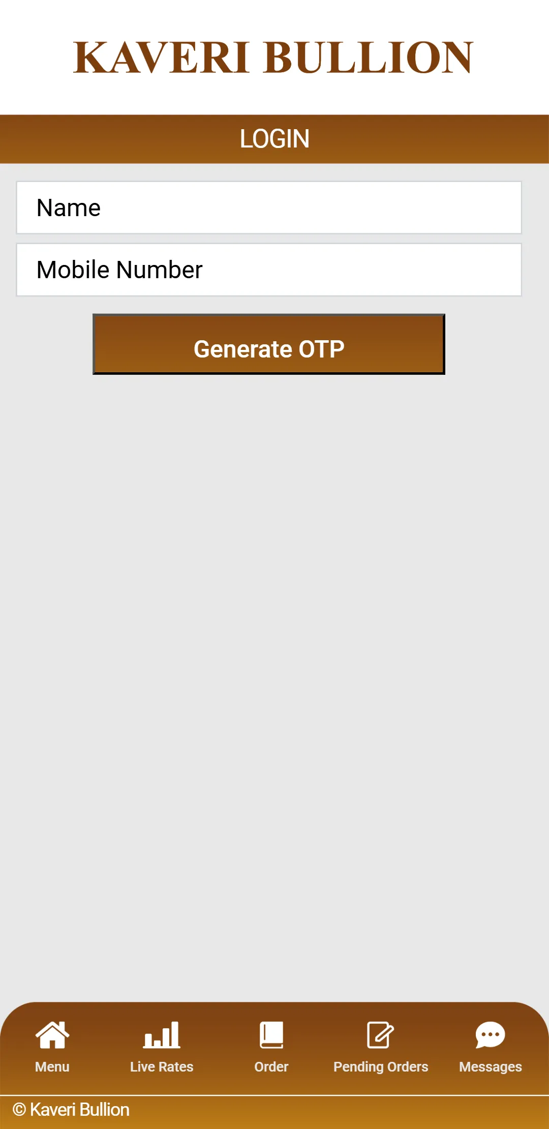 Kaveri Bullion | Indus Appstore | Screenshot