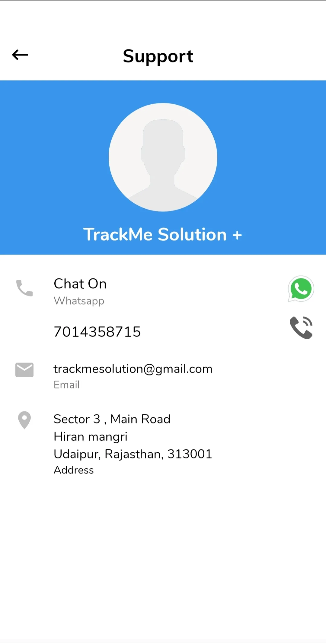 Trackme solution | Indus Appstore | Screenshot