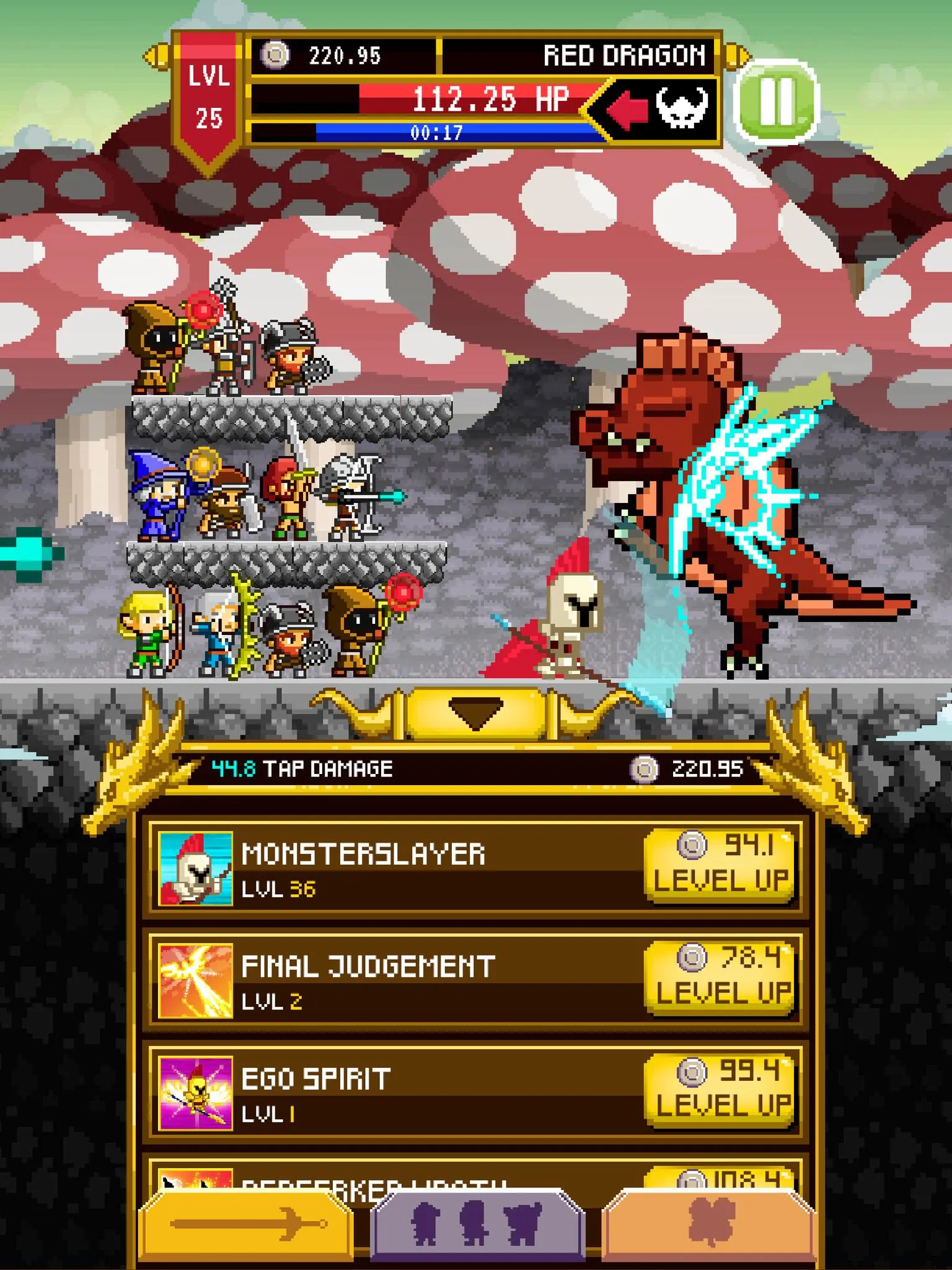 Clicker Knights Vs dragons | Indus Appstore | Screenshot