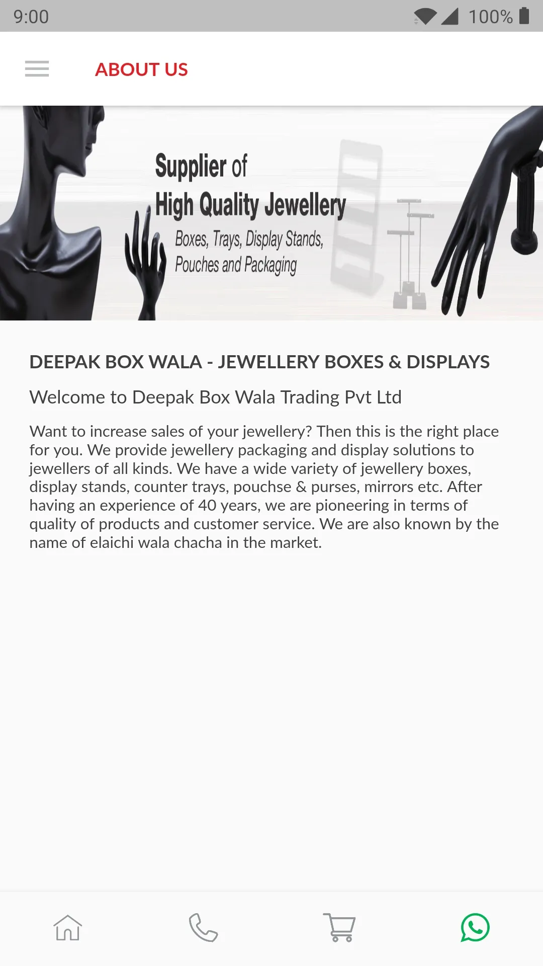 Deepak BoxWala - Jewellery Box | Indus Appstore | Screenshot