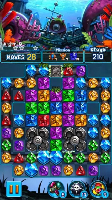 Jewel Kraken: Match 3 Blast | Indus Appstore | Screenshot