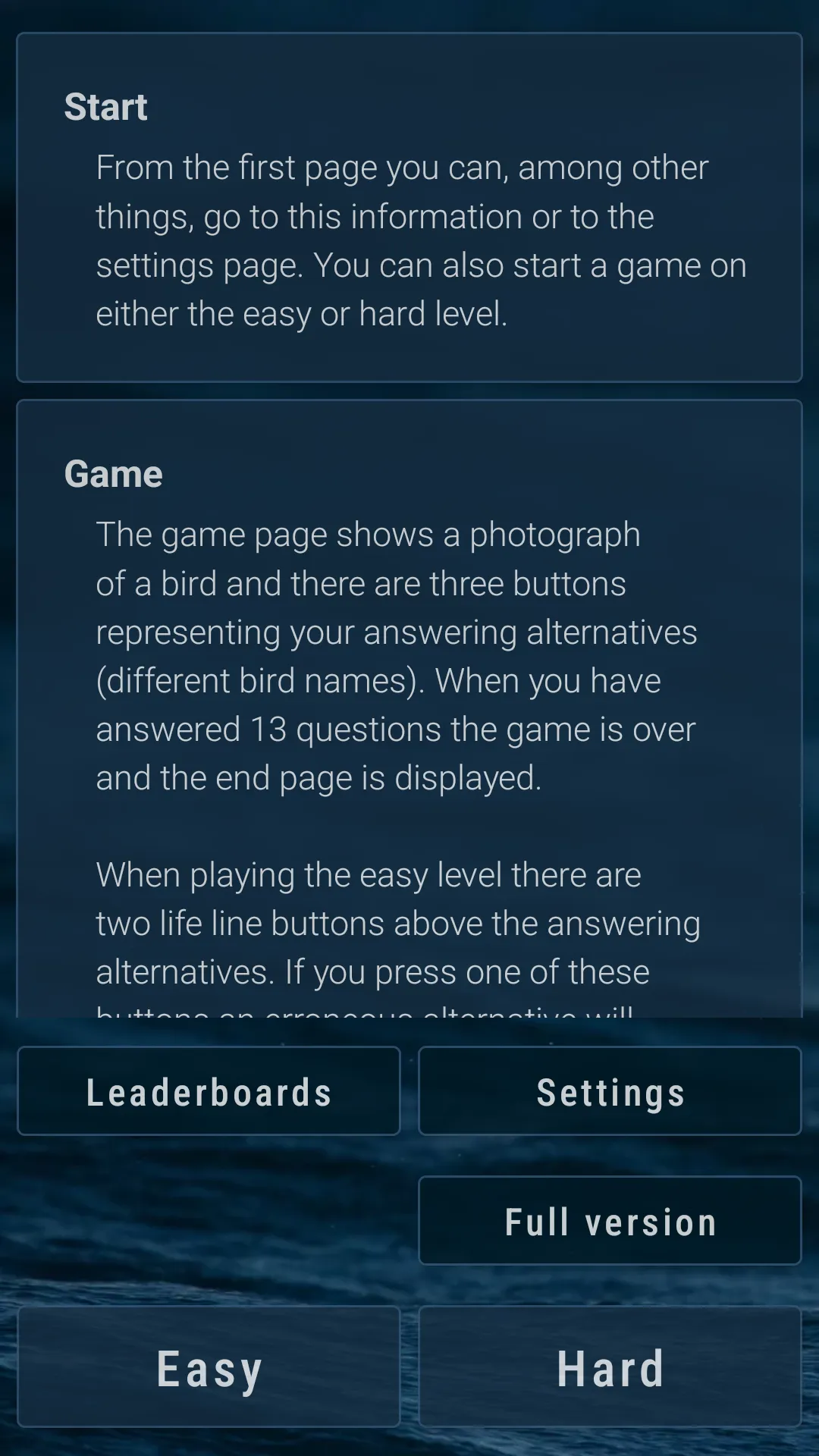 Little Bird Quiz: Aves Europe | Indus Appstore | Screenshot