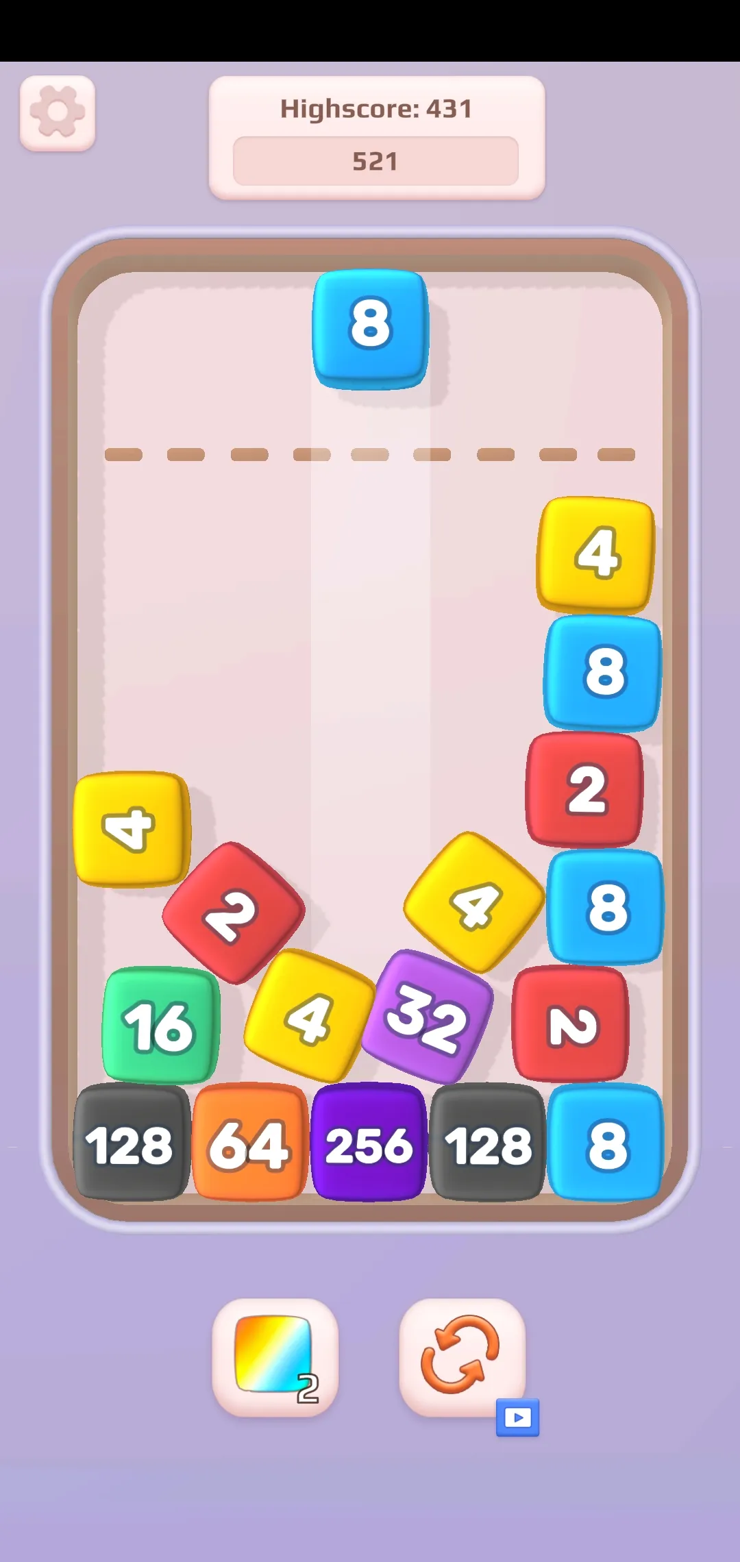 Cubes 2048 | Indus Appstore | Screenshot