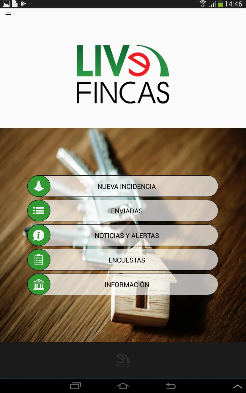 LiVe Fincas: Envío de incidenc | Indus Appstore | Screenshot