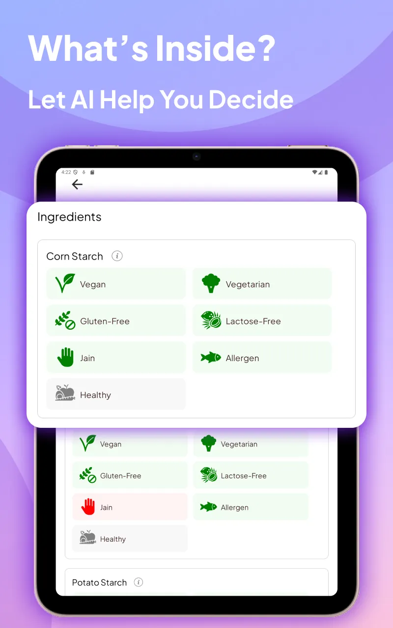 Food Check AI – What’s Inside | Indus Appstore | Screenshot
