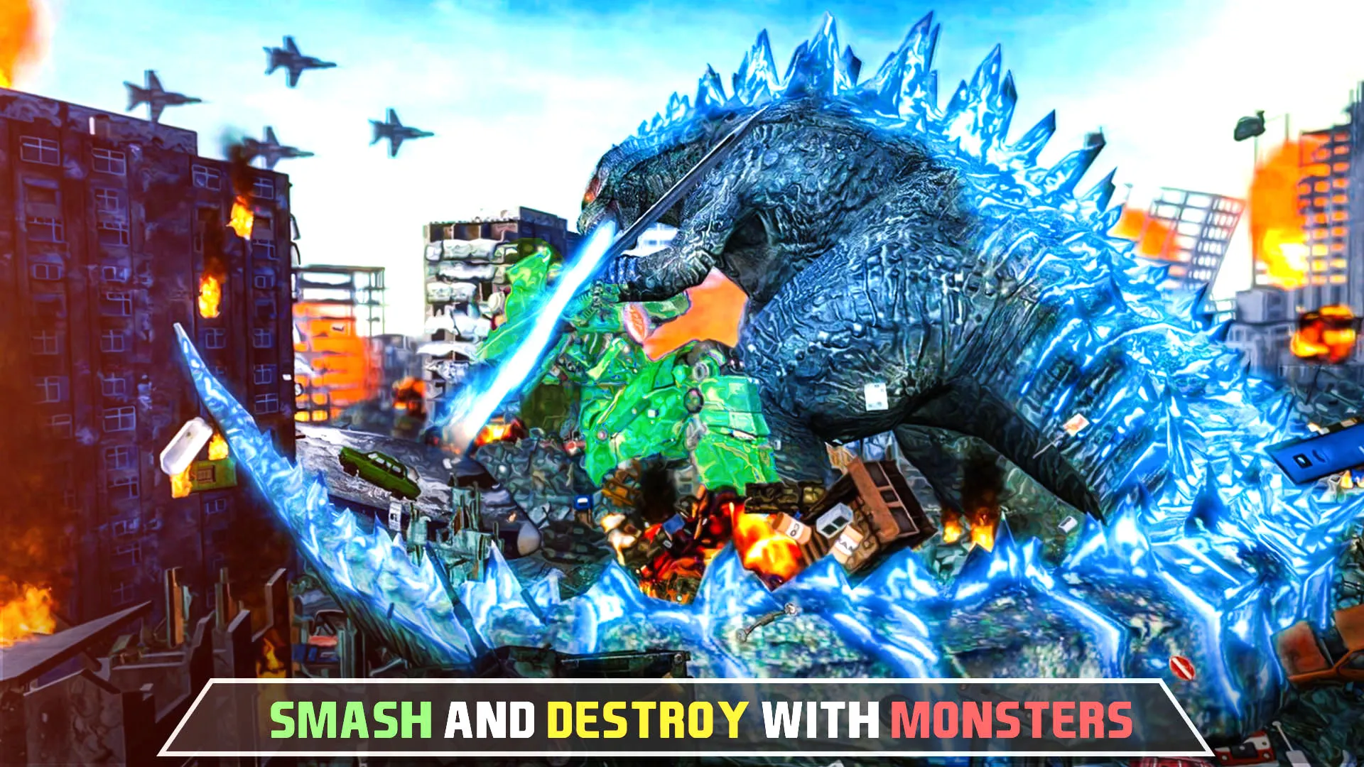 Monster City Destruction Games | Indus Appstore | Screenshot