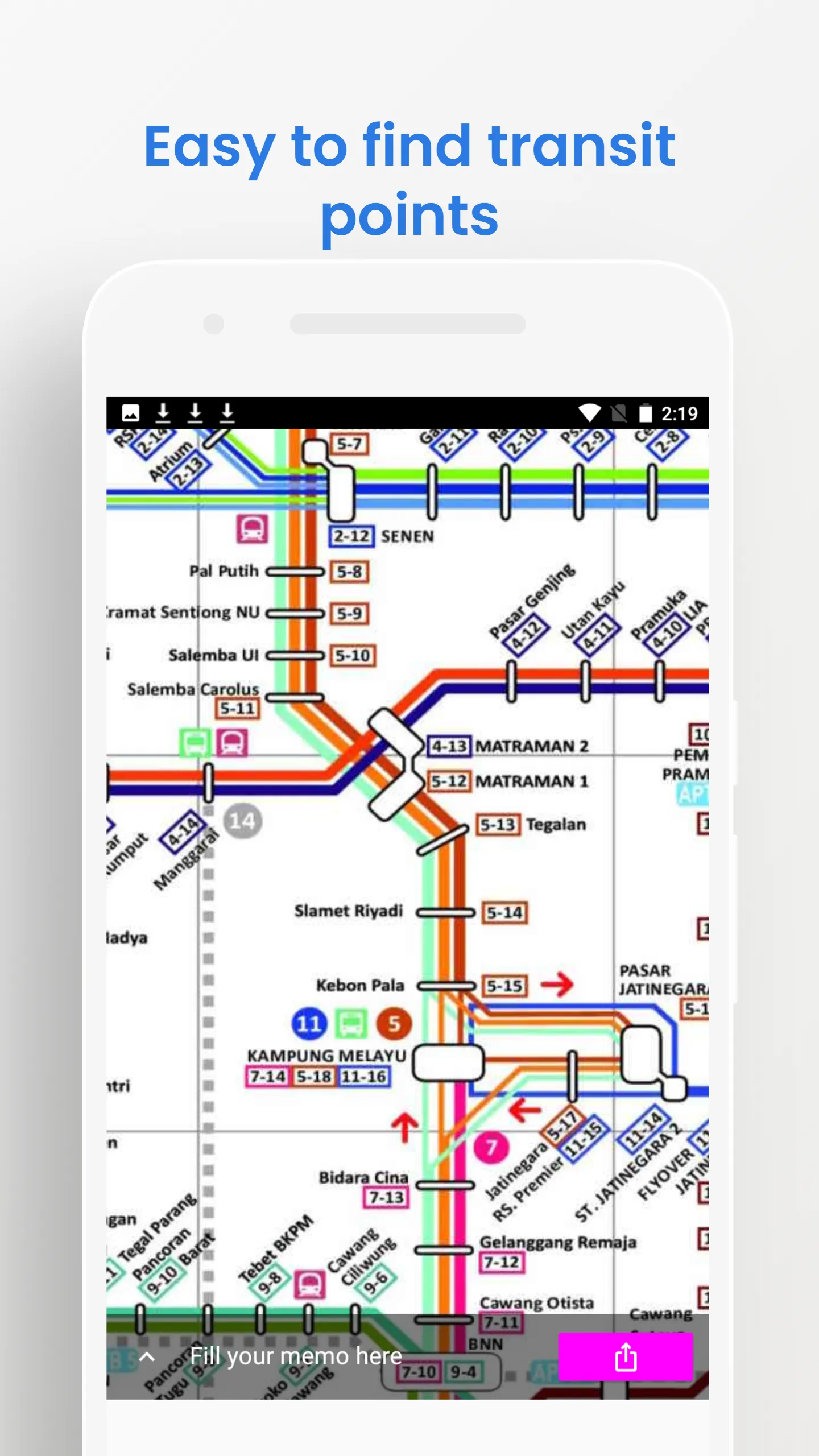 Jakarta MRT LRT Bus Map Guide | Indus Appstore | Screenshot