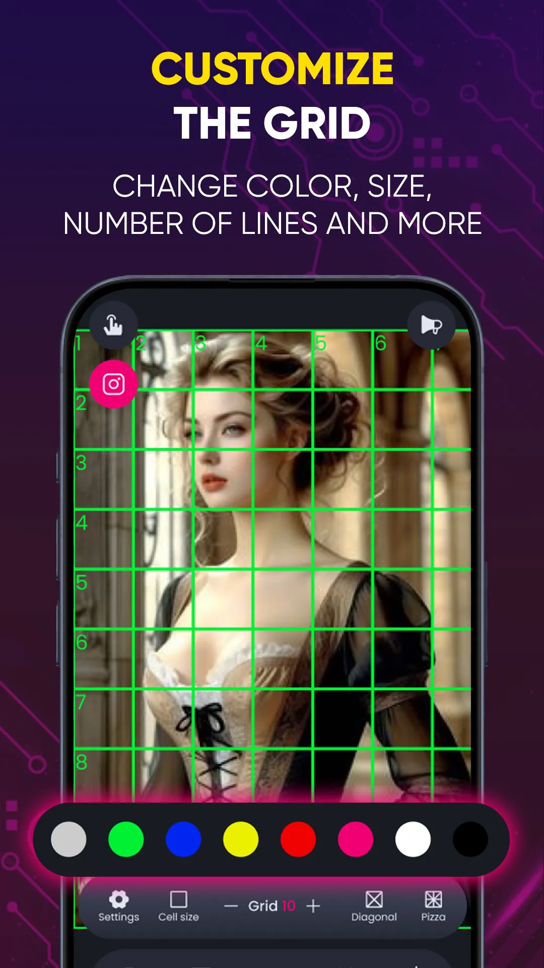 Grid Maker For Drawing | Indus Appstore | Screenshot
