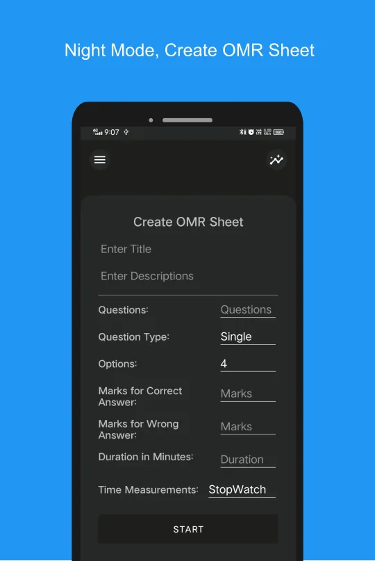 OMR ~ Dynamic OMR Sheet | Indus Appstore | Screenshot