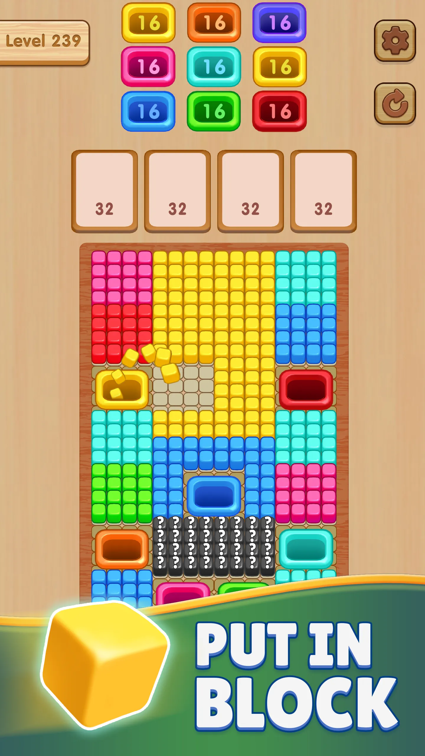 Cube to Hole Puzzle | Indus Appstore | Screenshot