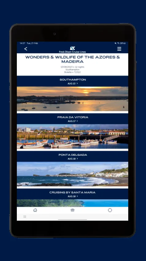 Fred. Olsen Cruise Lines | Indus Appstore | Screenshot