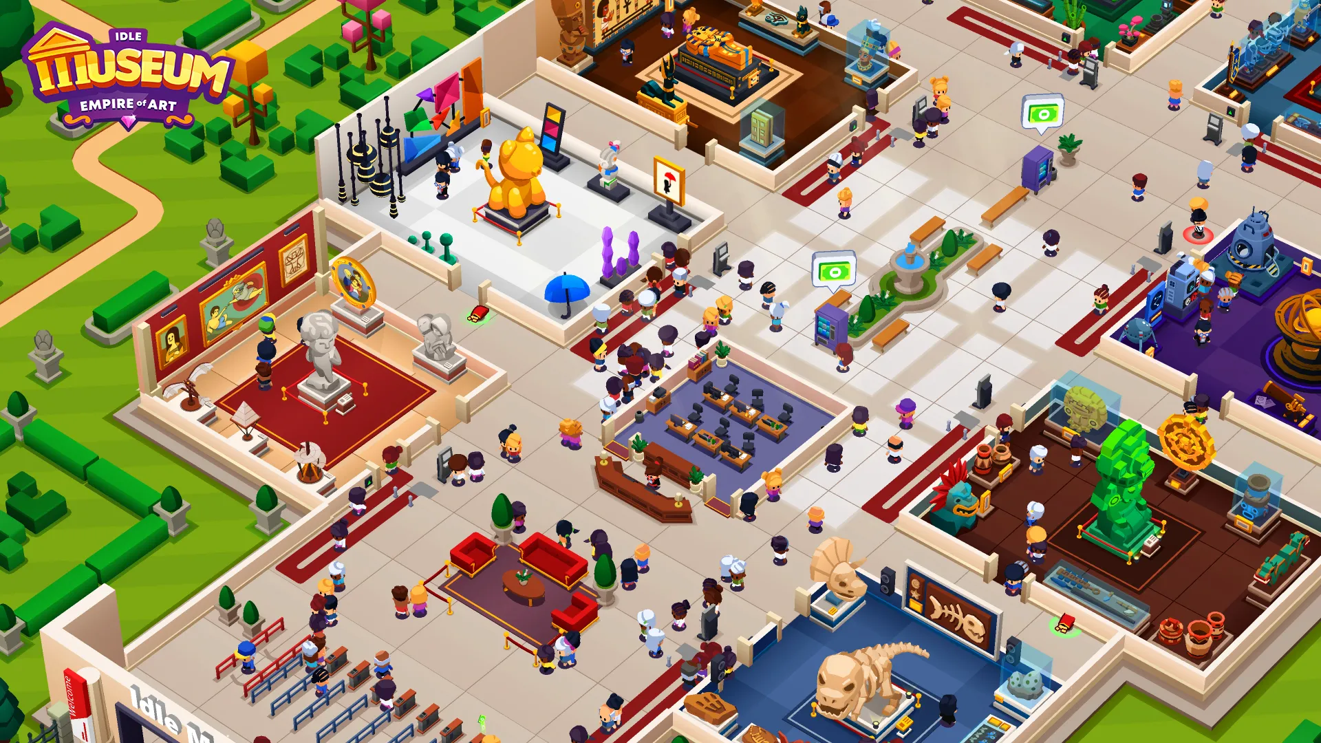 Idle Museum Tycoon: Art Empire | Indus Appstore | Screenshot