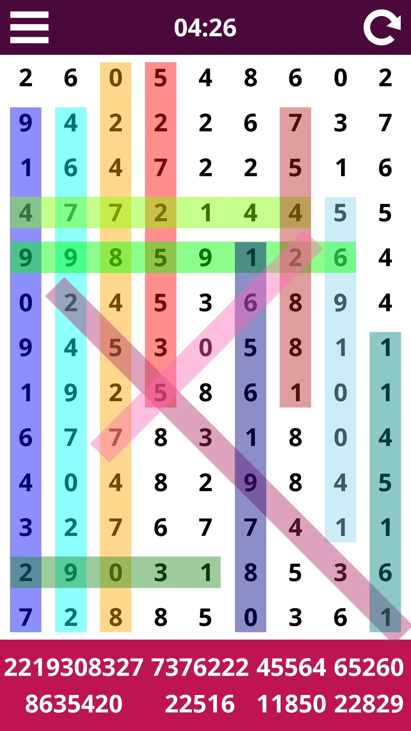 Number Search Puzzles | Indus Appstore | Screenshot