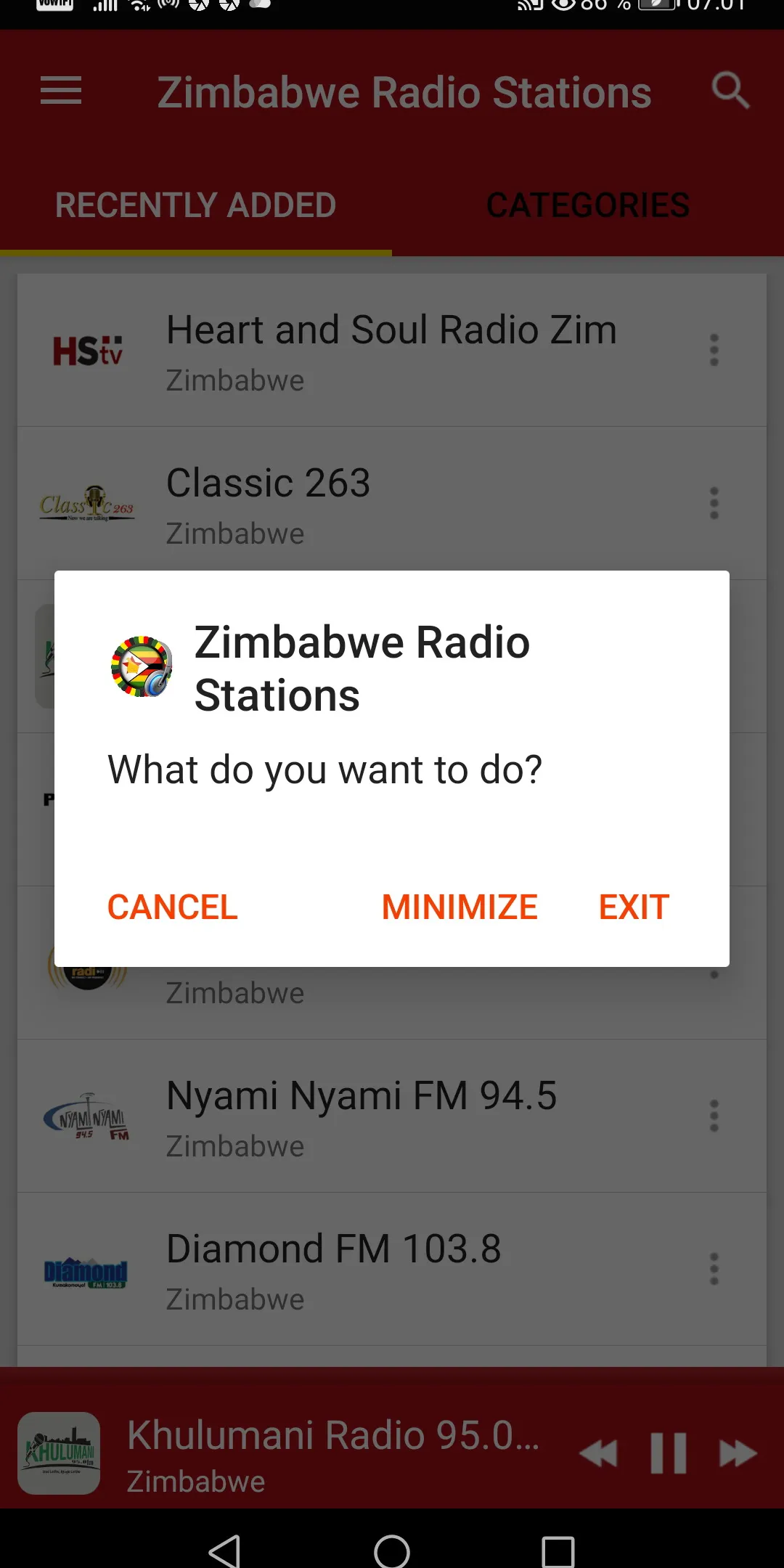 Zimbabwe Radio Stations | Indus Appstore | Screenshot