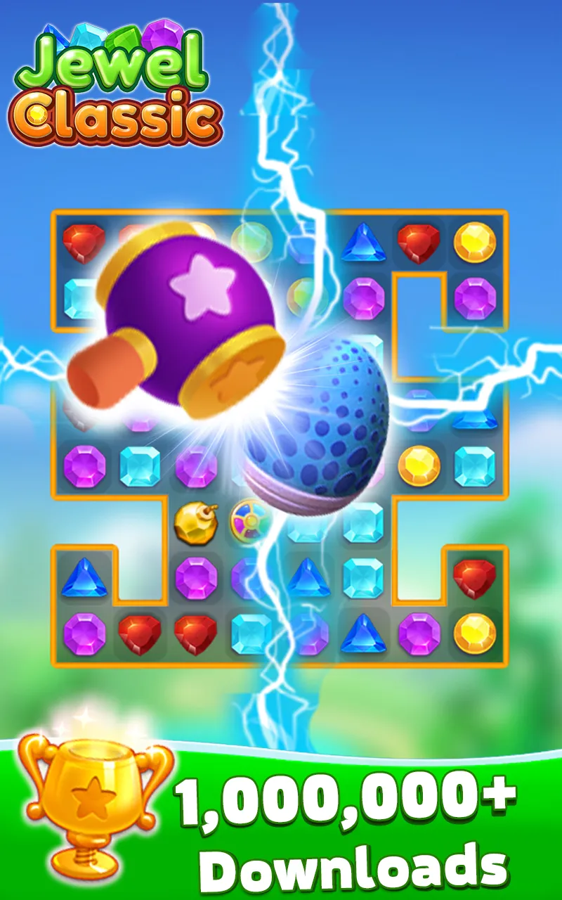 Jewel Classic: Match 3 | Indus Appstore | Screenshot