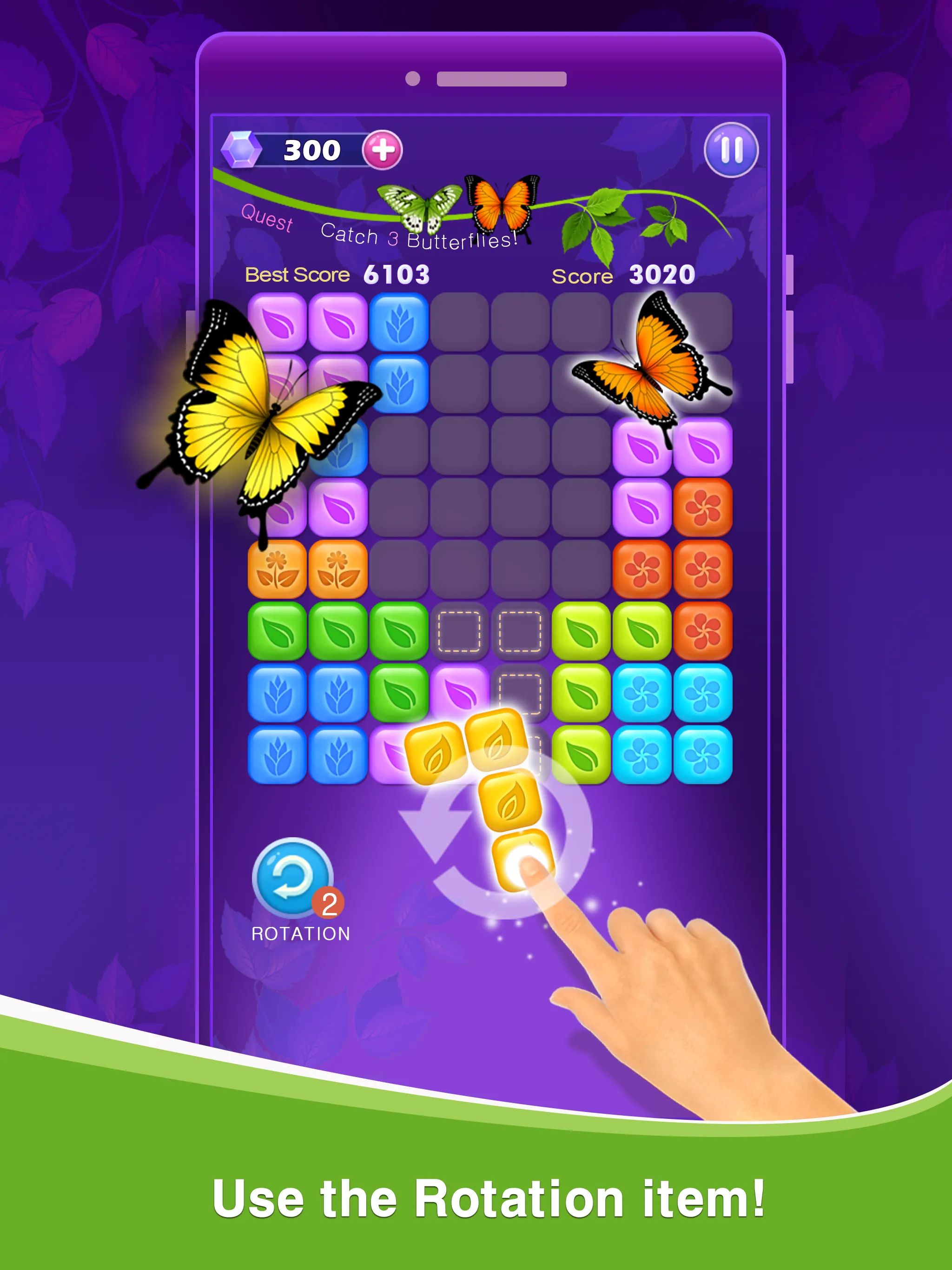 Block Puzzle Cute Butterfly | Indus Appstore | Screenshot