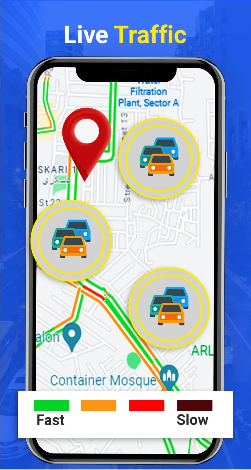 World Navigation, Live Traffic | Indus Appstore | Screenshot