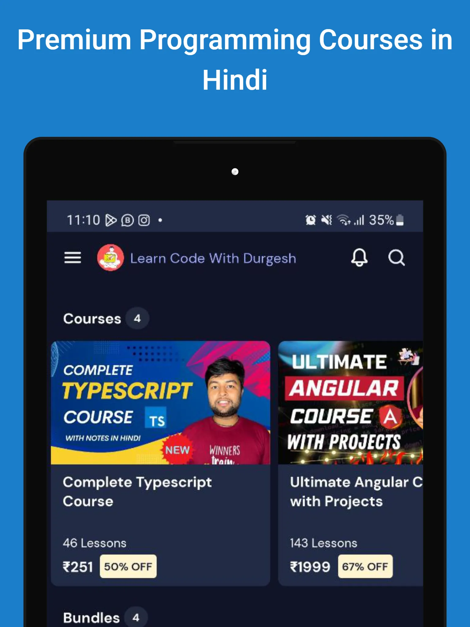 Learn Code With Durgesh | Indus Appstore | Screenshot