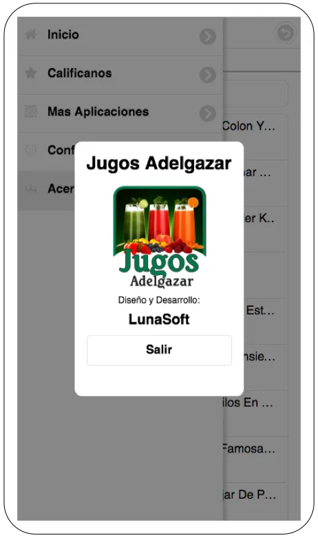 Jugos para Adelgazar | Indus Appstore | Screenshot