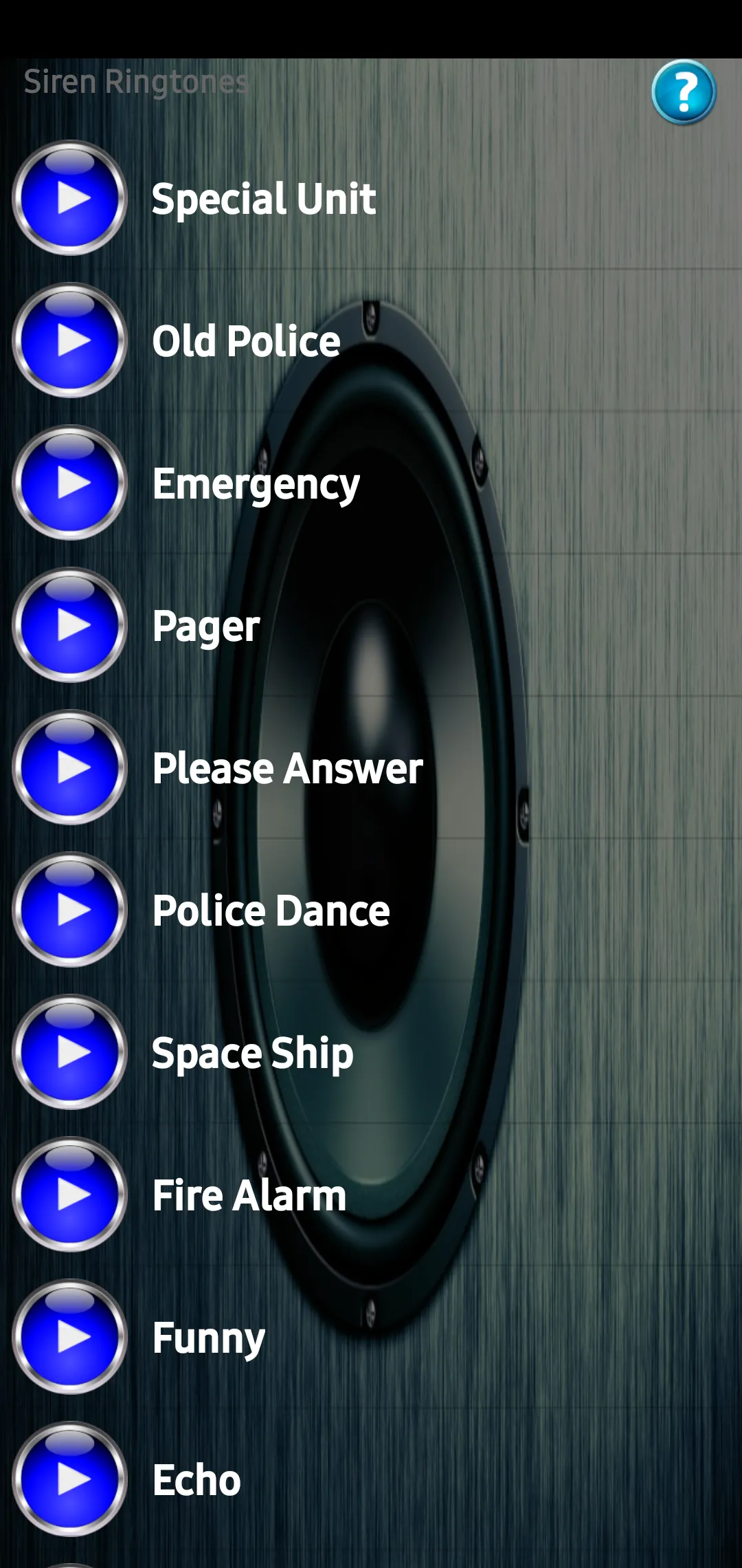 Siren Ringtones | Indus Appstore | Screenshot