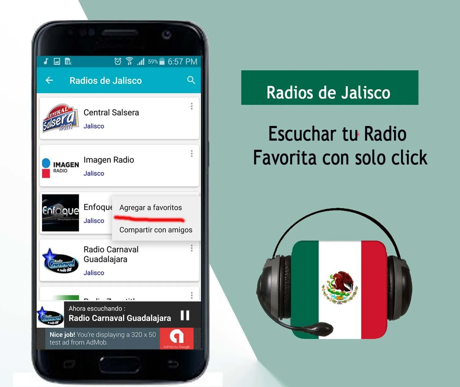 Radios de Jalisco | Indus Appstore | Screenshot