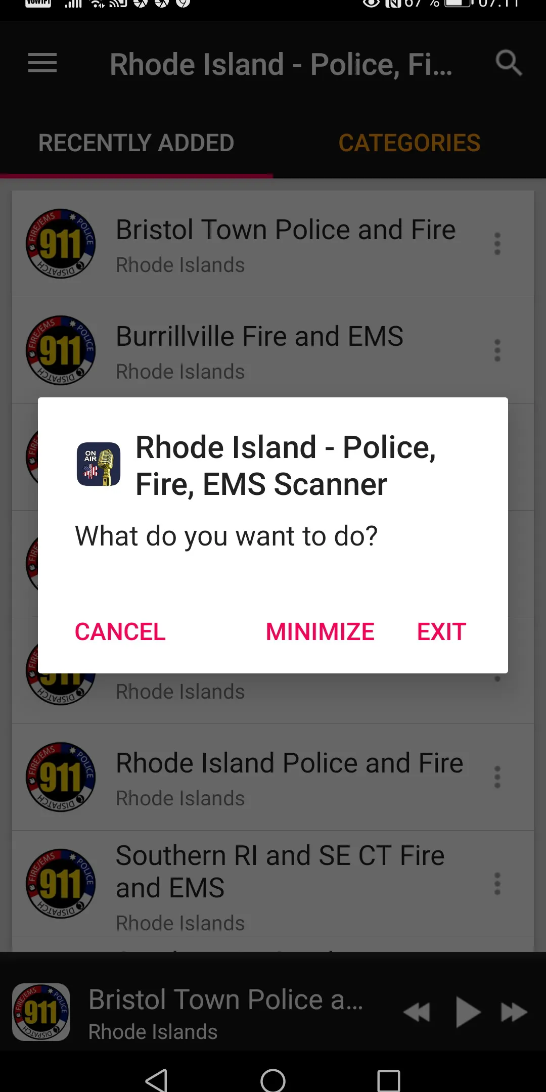 Police Scanner Rhode Island | Indus Appstore | Screenshot