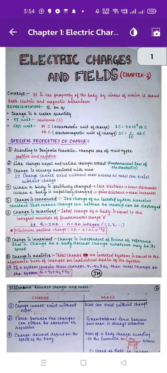 Class 12 Physics Notes | Indus Appstore | Screenshot
