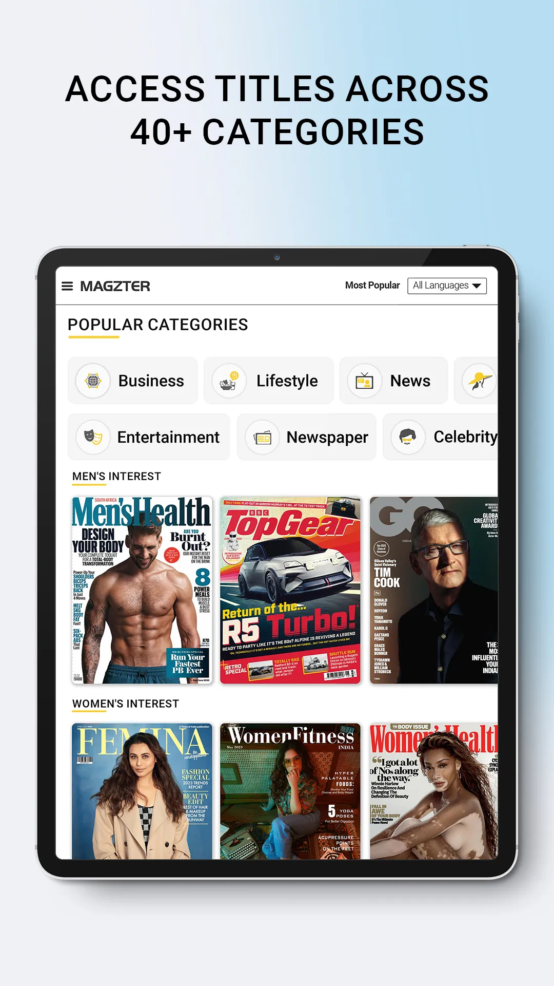 Magzter: Magazines, Newspapers | Indus Appstore | Screenshot