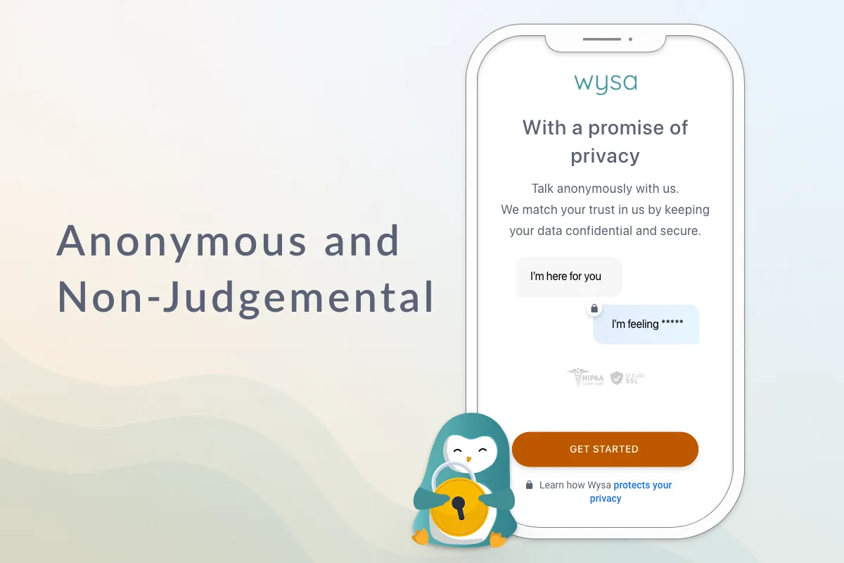 Wysa: Anxiety, therapy chatbot | Indus Appstore | Screenshot