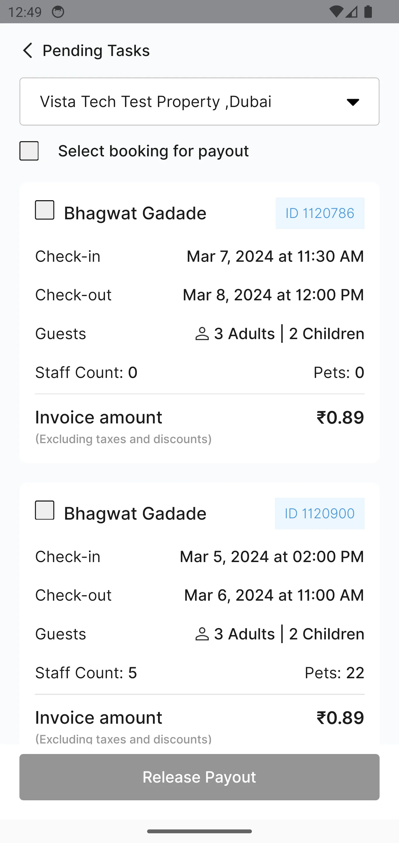 Vista Property Management App | Indus Appstore | Screenshot
