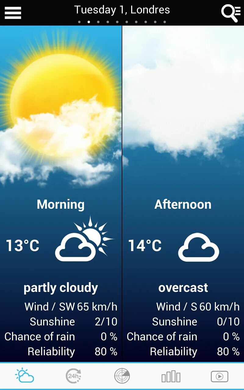 Weather for the Netherlands | Indus Appstore | Screenshot