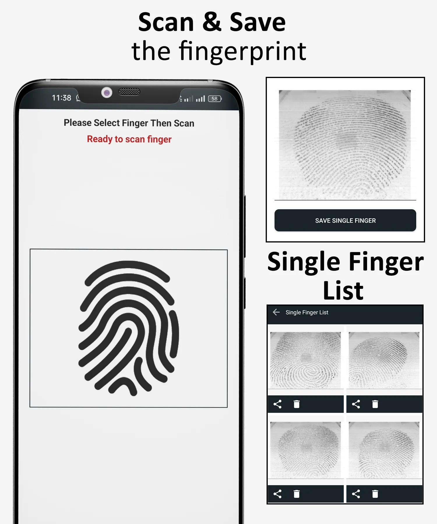 Biometric USB Fingerprint Scan | Indus Appstore | Screenshot