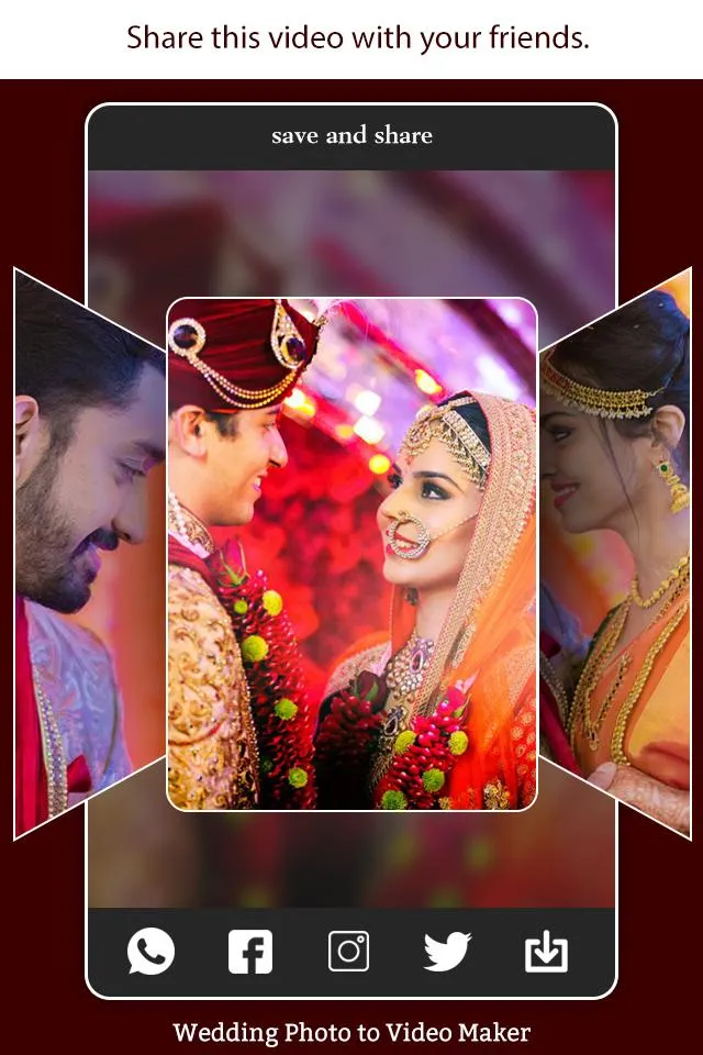 Wedding Photo to Video Maker w | Indus Appstore | Screenshot