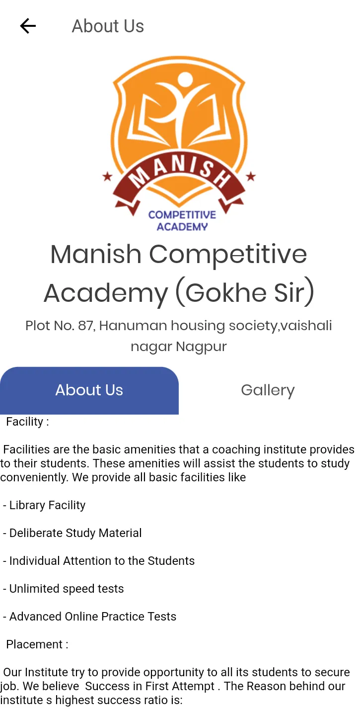 Manish Competitive Academy | Indus Appstore | Screenshot