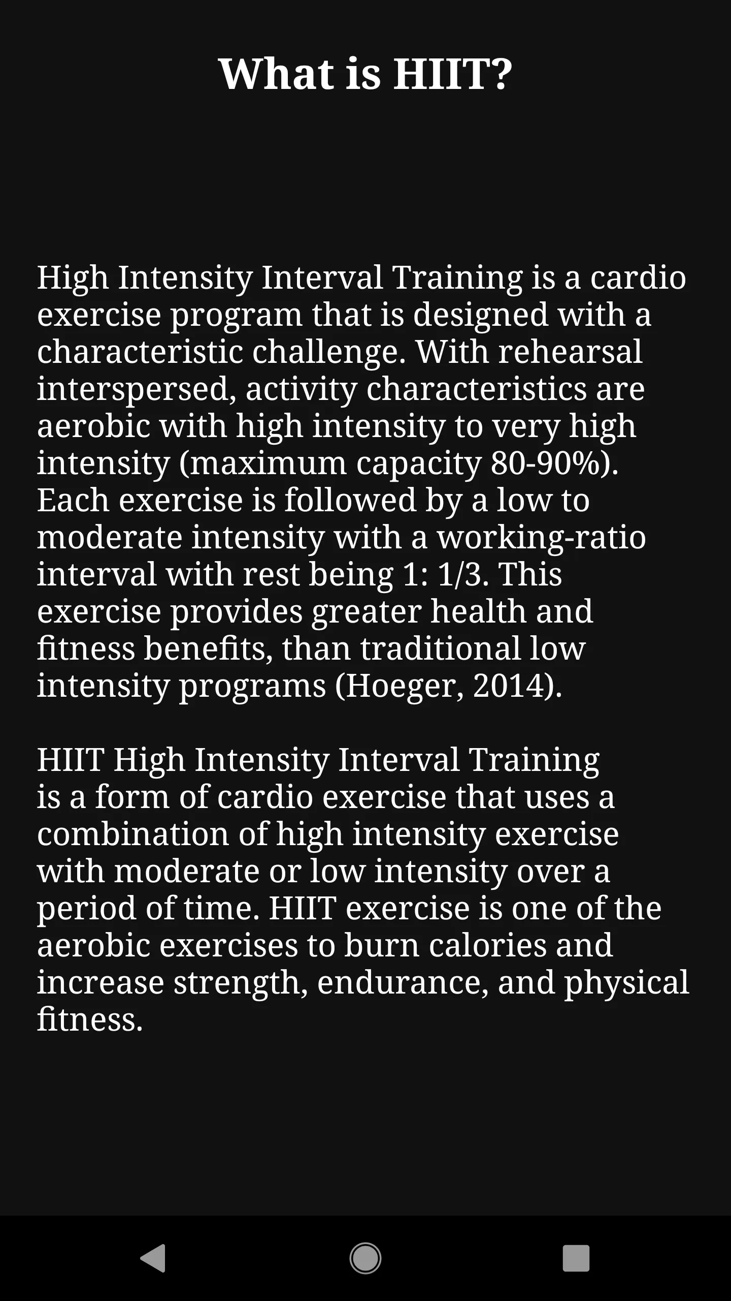 HIIT 7 Minutes Workout | Indus Appstore | Screenshot