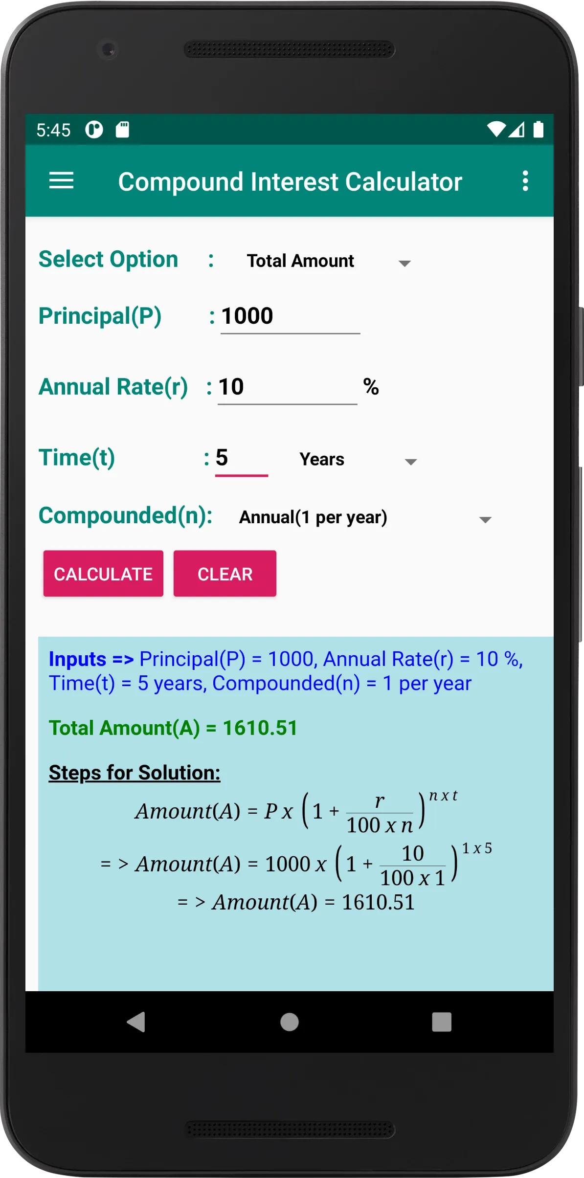 Math App | Indus Appstore | Screenshot