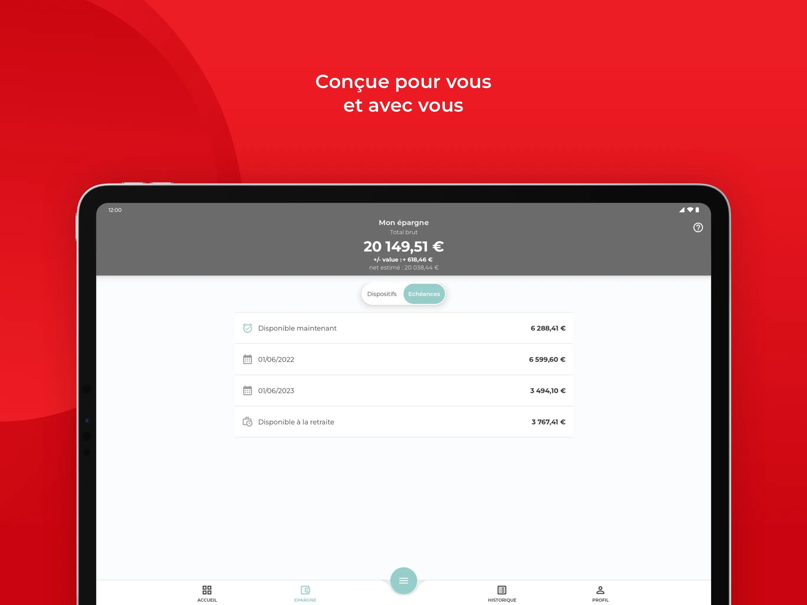 Fed Finance Epargne salariale | Indus Appstore | Screenshot