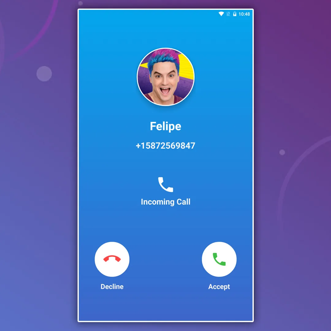 Felipe Neto App Fake Call | Indus Appstore | Screenshot