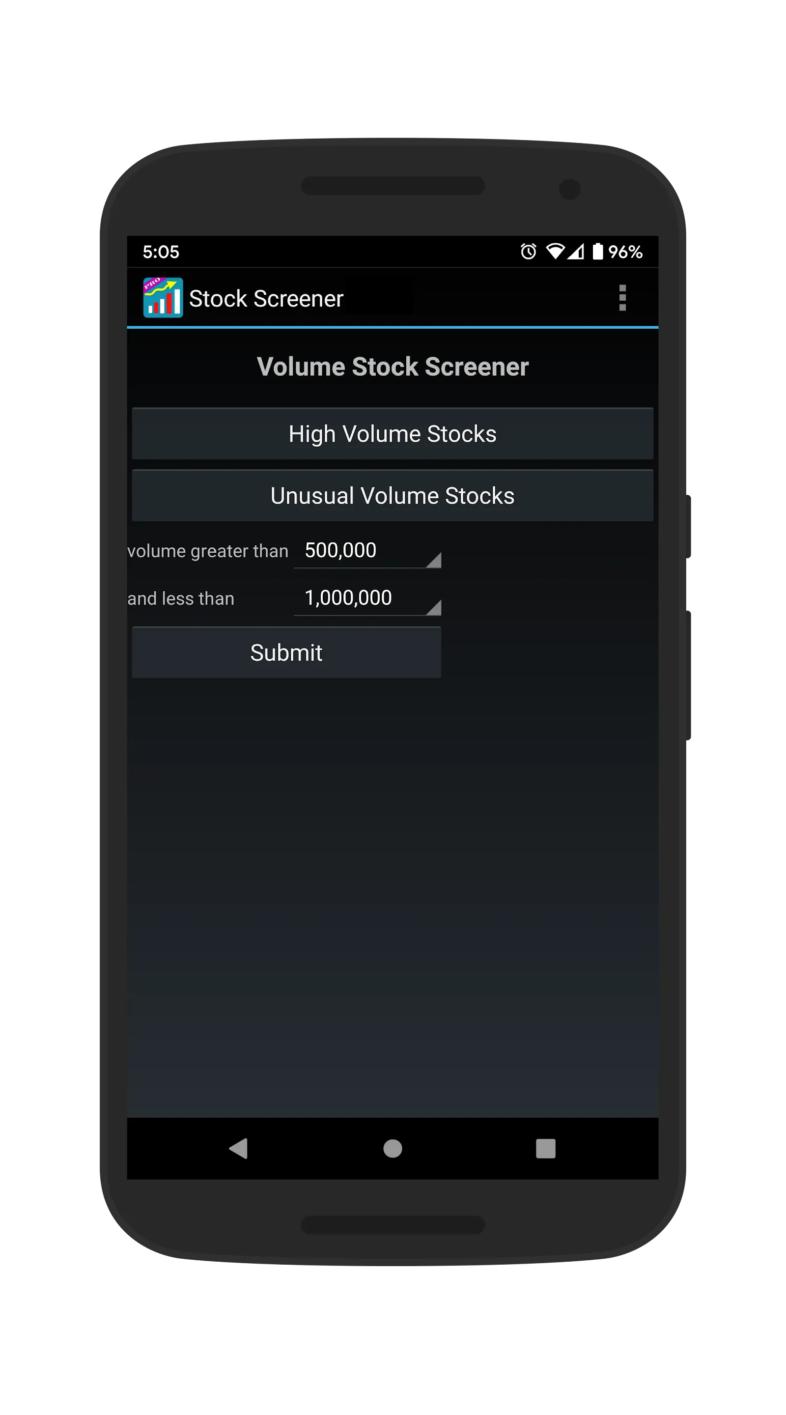 Stock Screener | Indus Appstore | Screenshot