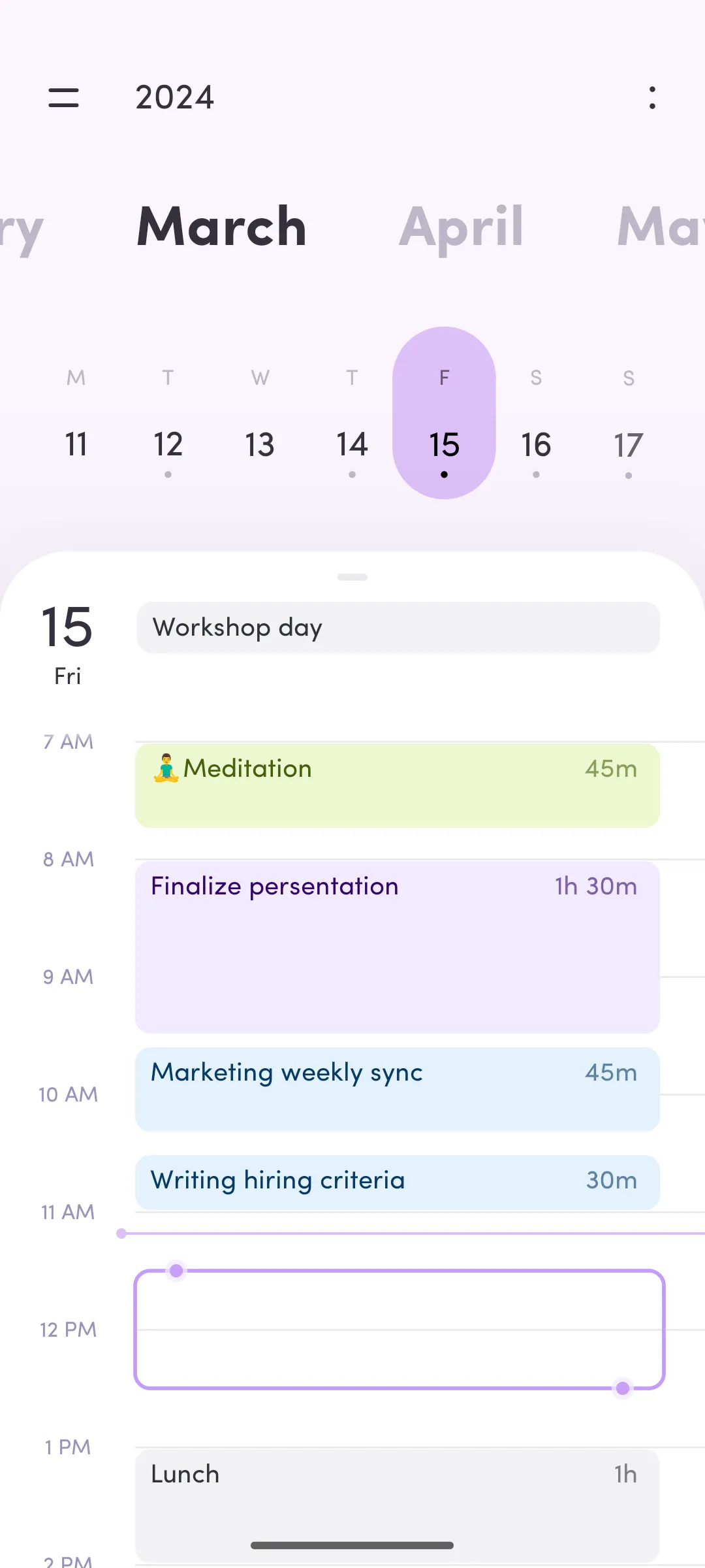 Simple Calendar | Indus Appstore | Screenshot