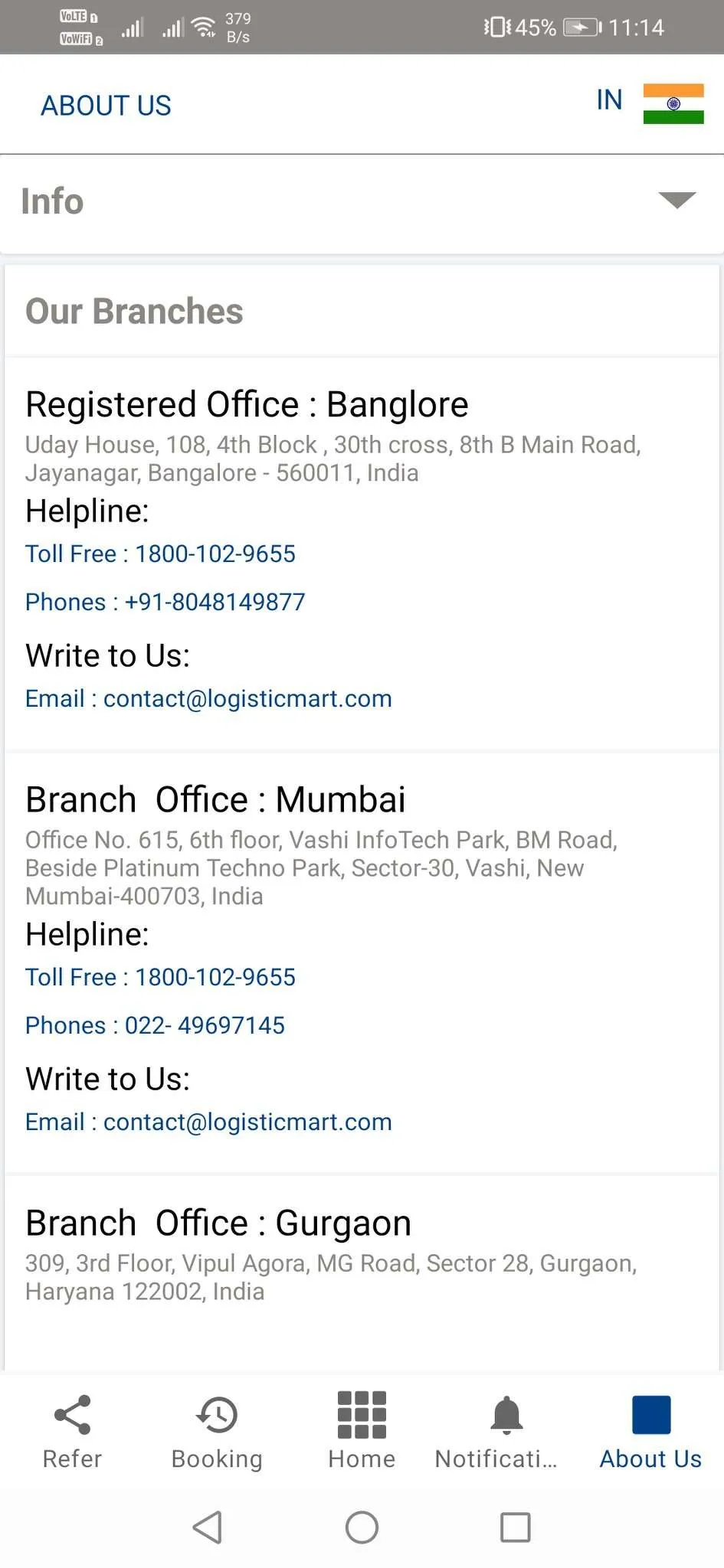 LogisticMart–Customer App | Indus Appstore | Screenshot