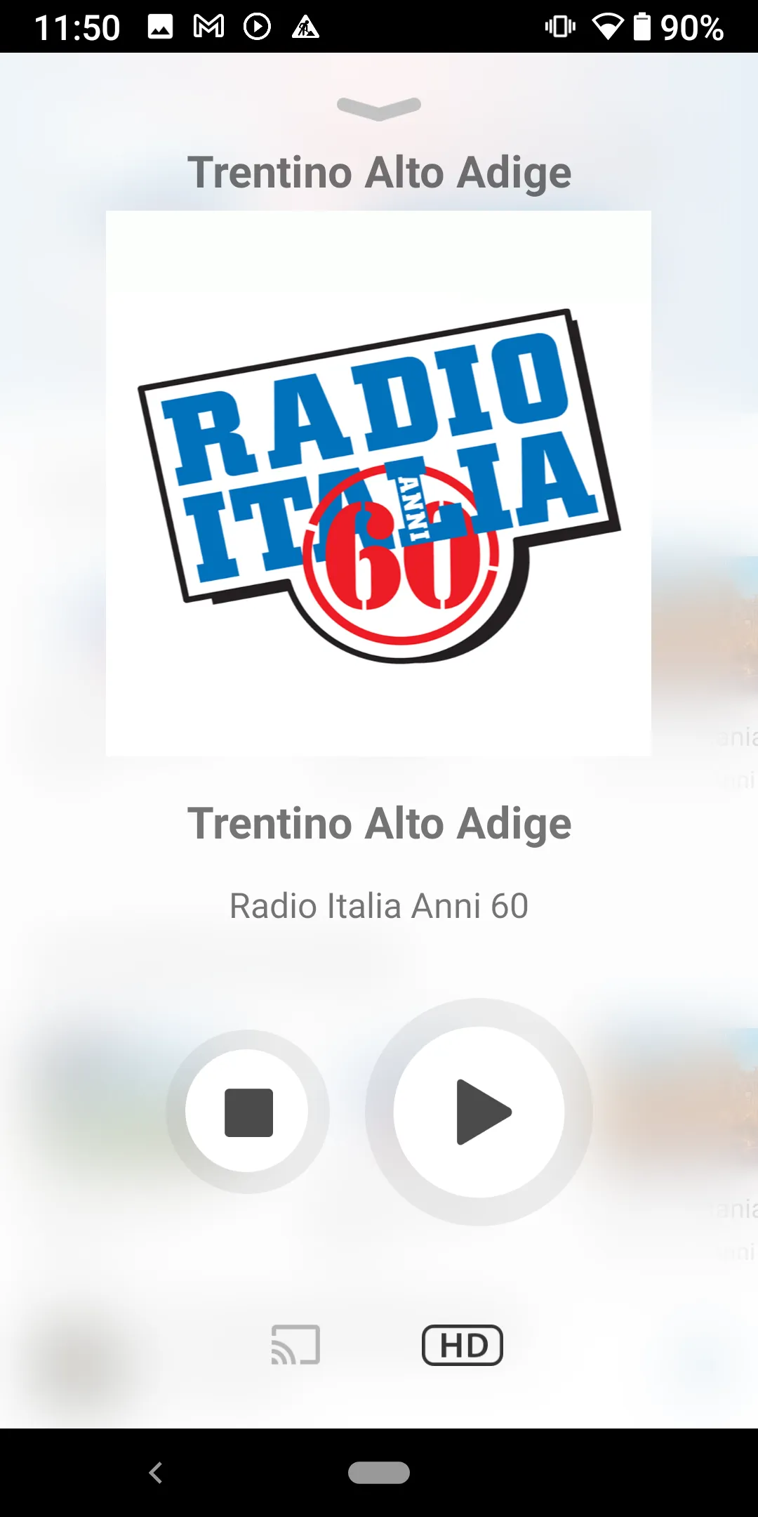 Radio Italia Anni 60 | Indus Appstore | Screenshot