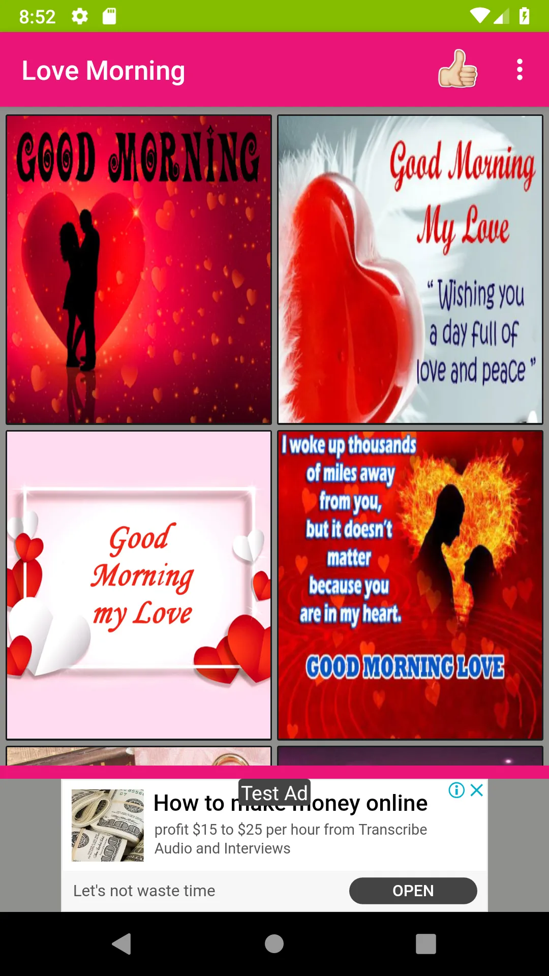 Good Morning Love Images | Indus Appstore | Screenshot