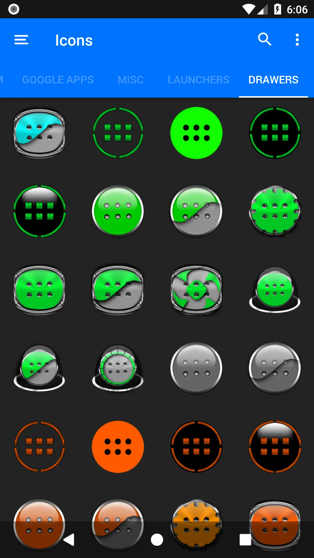 Oreo Green Icon Pack P2 | Indus Appstore | Screenshot