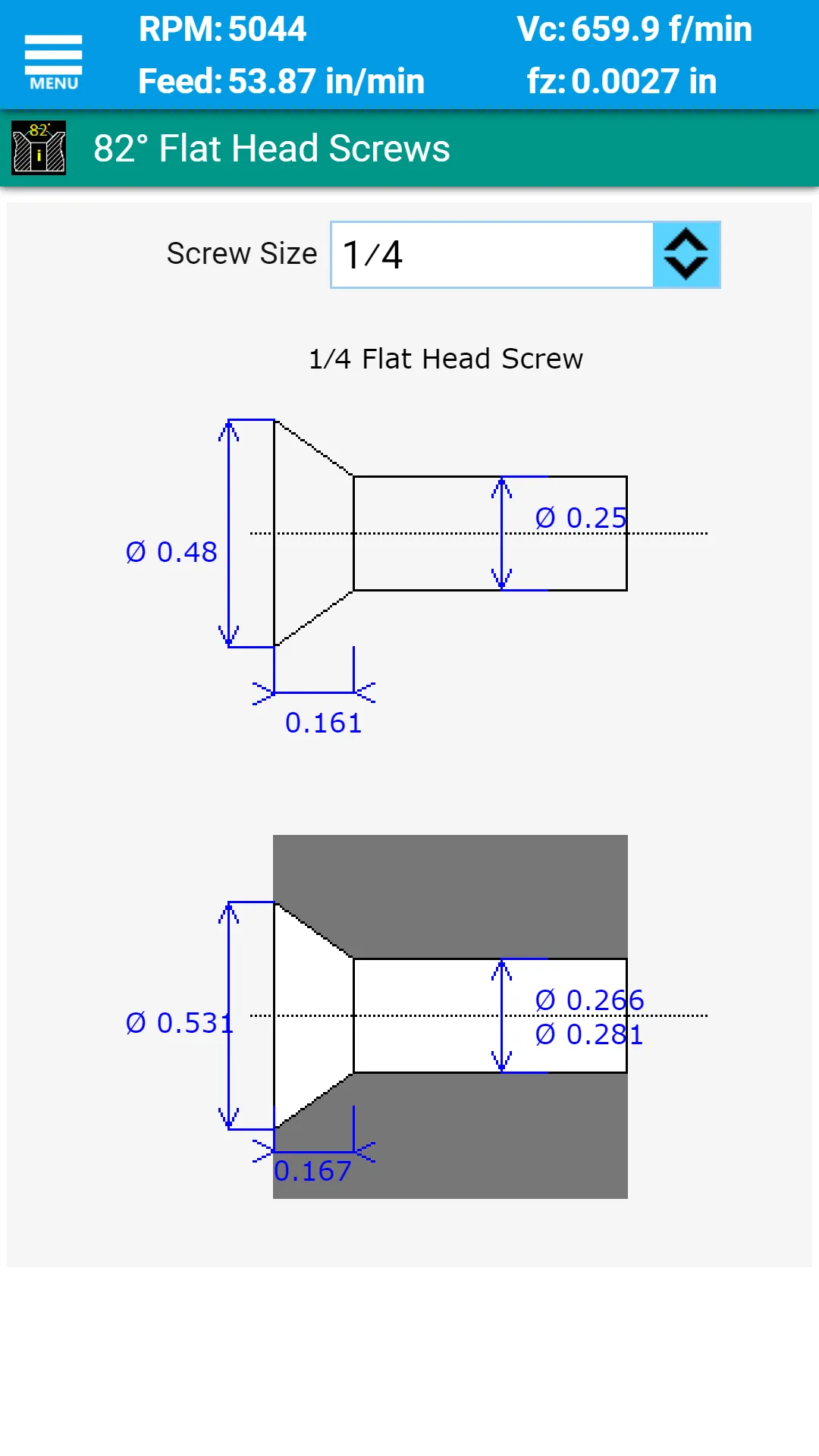 FSWizard Machinist Calculator | Indus Appstore | Screenshot