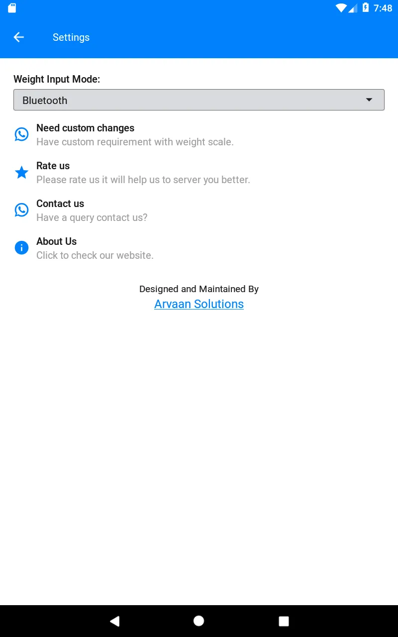 Bluetooth Weight Scale To Shee | Indus Appstore | Screenshot