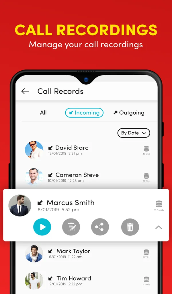 Auto Call Recorder & Editor | Indus Appstore | Screenshot